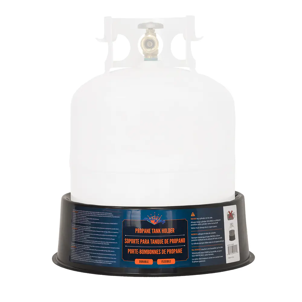 Propane Cylinder Base Stabilizer, Black - Master
