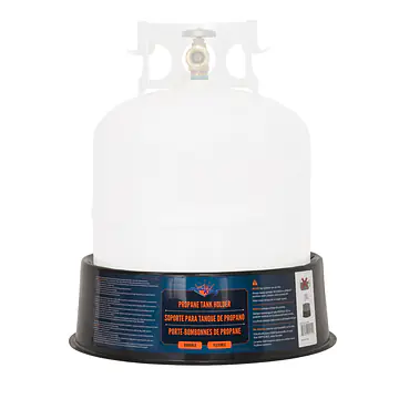 Propane Cylinder Base Stabilizer, Black - Master