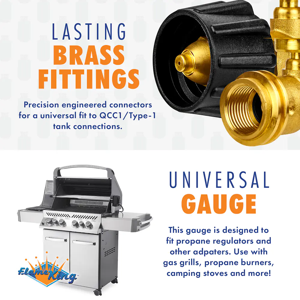 Propane Gas Level Indicator Check Gauge Meter - Master