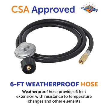 Regulator Hose Adapter Connect to 20Lb Tank for 17″/22″ Blackstone Tabletop Grill Griddle - Master