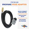 Regulator Hose Adapter Connect to 20Lb Tank for 17″/22″ Blackstone Tabletop Grill Griddle - Master