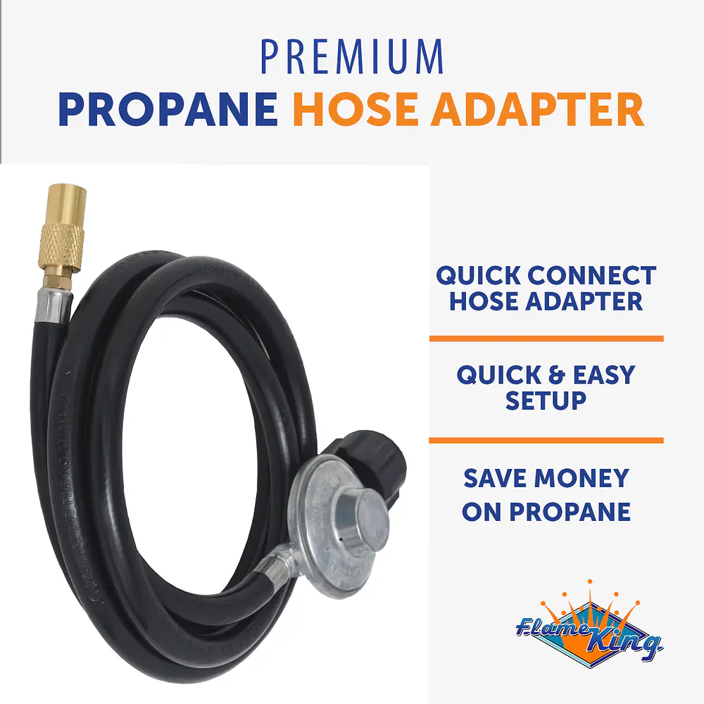Regulator Hose Adapter Connect to 20Lb Tank for 17″/22″ Blackstone Tabletop Grill Griddle - Master