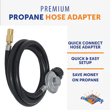 Regulator Hose Adapter Connect to 20Lb Tank for 17″/22″ Blackstone Tabletop Grill Griddle - Master