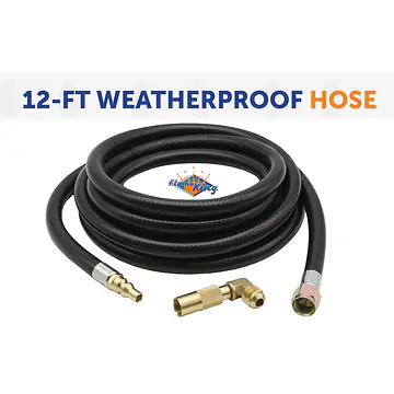 12ft RV Quick Connect Hose Adapter for 17″ or 22″ Blackstone Griddle - Master