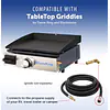 12ft RV Quick Connect Hose Adapter for 17″ or 22″ Blackstone Griddle - Master
