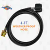 4 Feet Propane Adapter Hose 1 lb to 20 lb Converter Replacement for QCC1 - Master
