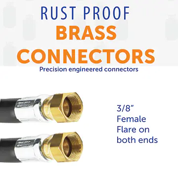48" 3/8"TPRx3/8"FAE, Swivel Both Ends - Master
