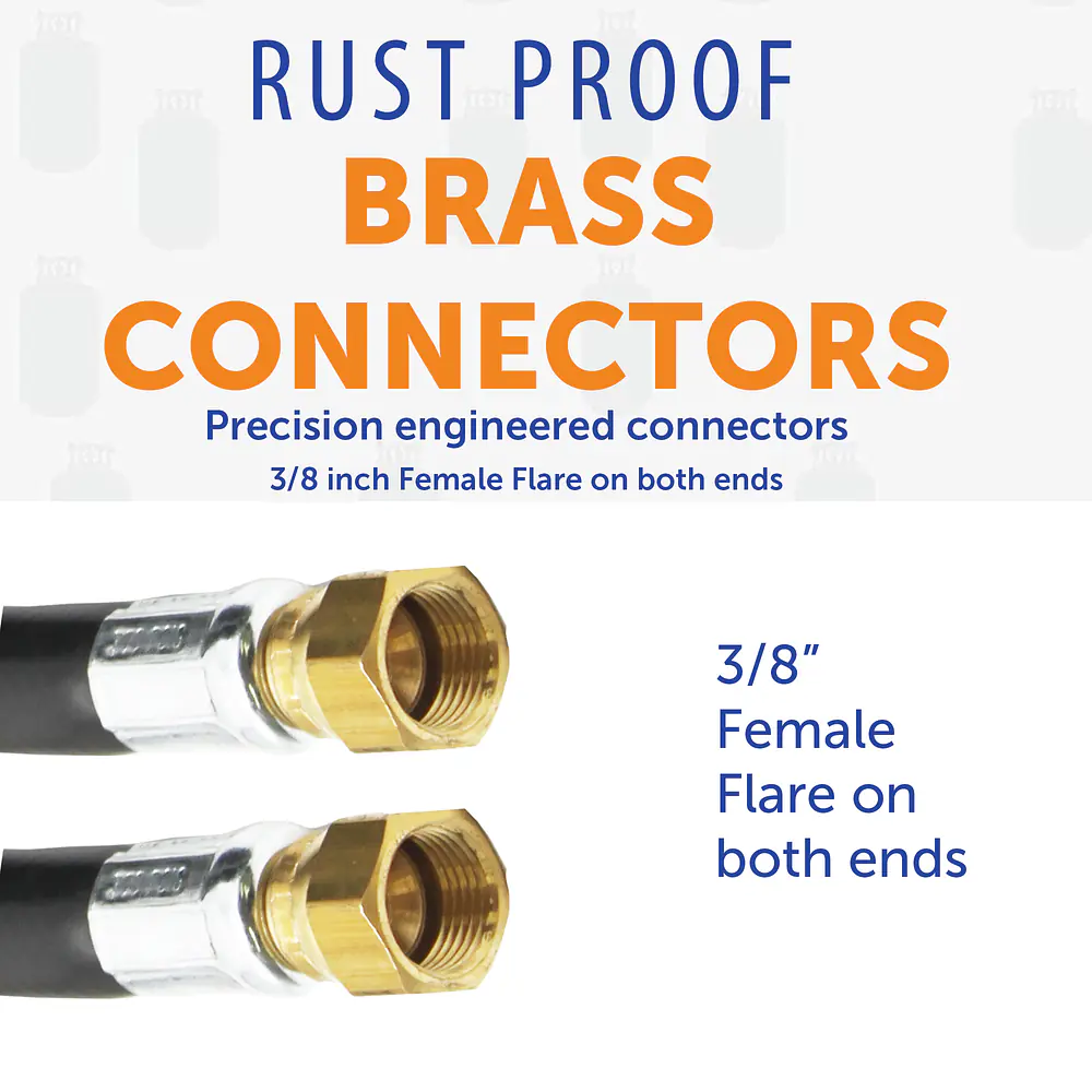 72" 3/8"TPRx3/8" Female SAE, Swivel Both Ends - Master