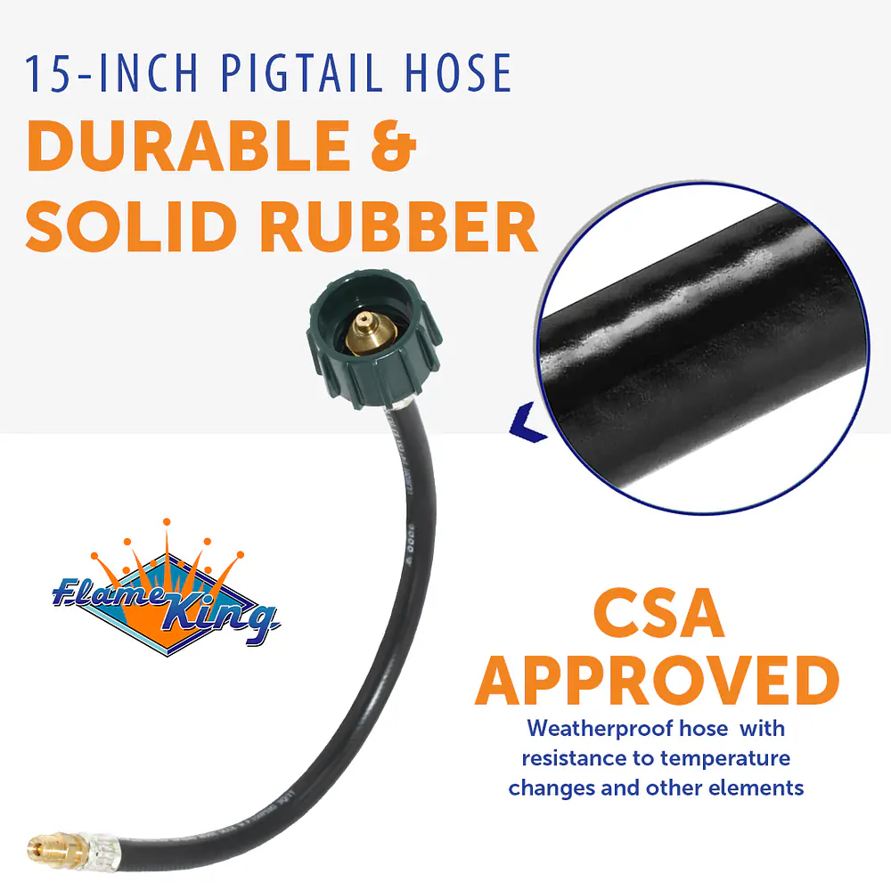 15" Pigtail w/Backcheck - Master
