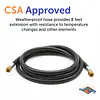 96" LP Hose, 3/8"TPR w/3/8"FAE Swivel - Master