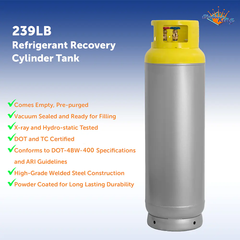 239# Refrigerant Cylinder, 400 PSI - Master