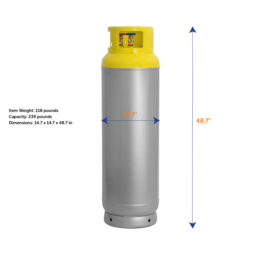 239# Refrigerant Cylinder, 400 PSI - Master