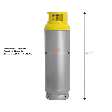239# Refrigerant Cylinder, 400 PSI - Master