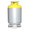 1,000 Lbs capacity refrigerant recovery cylinder 400 PSI - Master